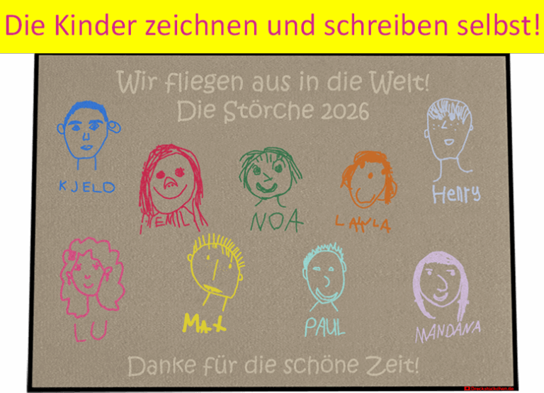 Kindergarten Abschiedsfussmatte Gesichter Entwurf Y Die Kinder zeichen und schreiben Köpfe auf Fußmatte, Fußmatte mit Gesichtern, Kindergartenmatte, Abschiedsgeschenk Kindergarten, Kitaabschied, Kiga Abschiedsgeschenk, Abschiedsgeschenk Kindergarten Erzieherinnen, Nützliches Abschiedsgeschenk Kindergarten, Abschiedsgeschenk Kita Gruppe