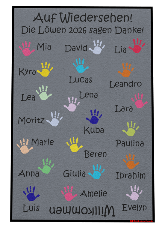 Kindergarten Abschiedsfussmatte Handabdruck Entwurf Z Handabdrückefußmatte, Fußmatte mit Handabdrücken, Kindergartenmatte, Abschiedsgeschenk Kindergarten, Kitaabschied, Kiga Abschiedsgeschenk, Abschiedsgeschenk Kindergarten Erzieherinnen, Nützliches Abschiedsgeschenk Kindergarten, Abschiedsgeschenk Kita Gruppe