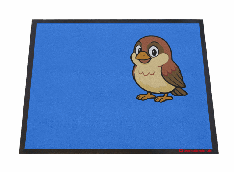 Kitagruppentiere Spatz Spatzenfußmatte, Fußmatte mit Spatz, Kindergartenmatte, Abschiedsgeschenk Kindergarten, Kitaabschied, Kiga Abschiedsgeschenk, Abschiedsgeschenk Kindergarten Erzieherinnen, Nützliches Abschiedsgeschenk Kindergarten, Abschiedsgeschenk Kita Gruppe